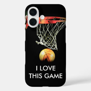 Love Basketball iPhone 16 Hoesje