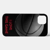 Love Basketball Case-Mate iPhone Case (Achterkant (horizontaal))