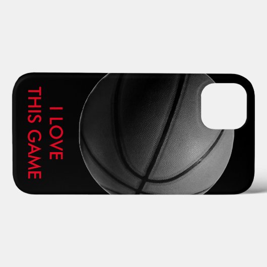 Love Basketball Case-Mate iPhone Case (Achterkant (horizontaal))