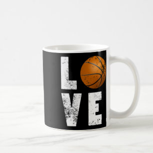 Love Basketball Cool Design voor sportliefhebbers Koffiemok