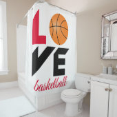 Love basketball douchegordijn (In situ)