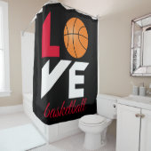 Love basketball douchegordijn (In situ)