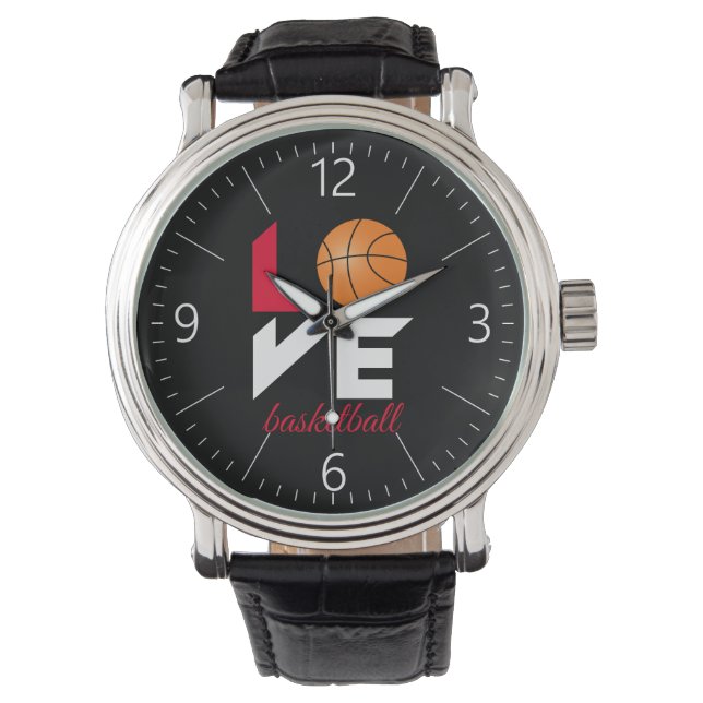 Love basketball horloge (Voorkant)