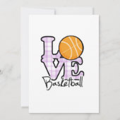 Love Basketball Kaart (Achterkant)