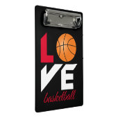 Love basketball mini klembord (Schuin)