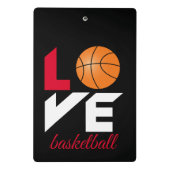 Love basketball mini klembord (Achterkant)