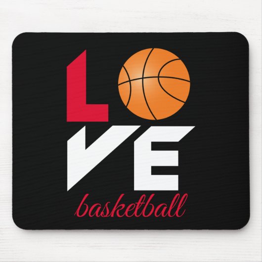 Love basketball muismat (Voorkant)