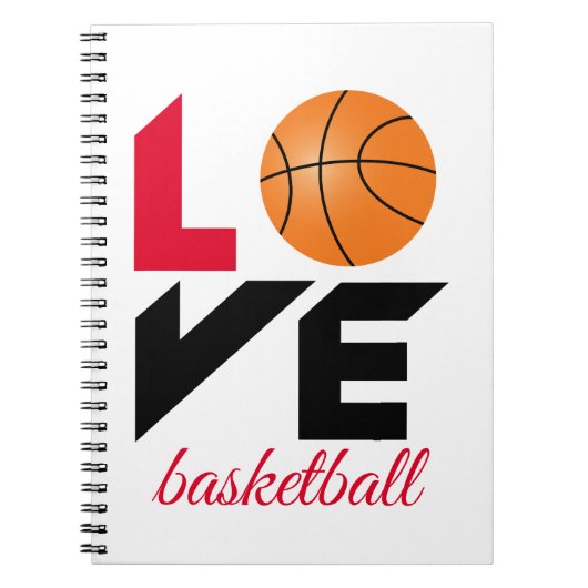 Love basketball notitieboek (Voorkant)