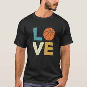 Love Basketball Player Coach Point Guard Ball Shoo T-shirt