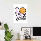 Love Basketball Poster (Thuiskantoor)