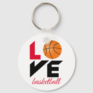 Love basketball sleutelhanger