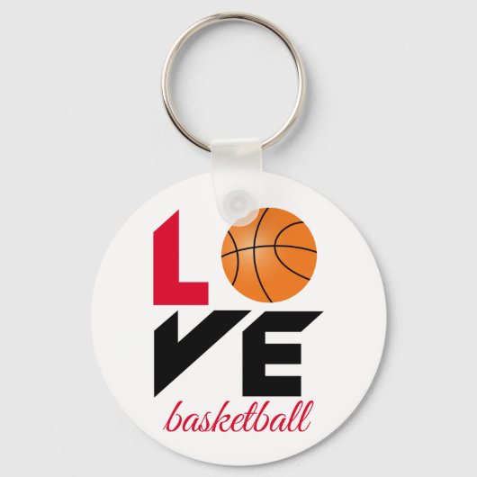 Love basketball sleutelhanger (Voorkant)