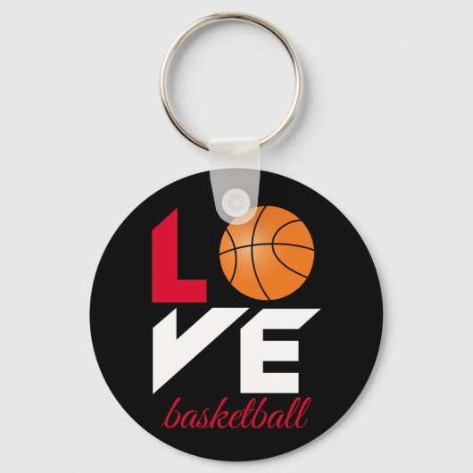 Love basketball sleutelhanger (Voorkant)