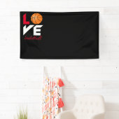 Love basketball spandoek (Insitu)