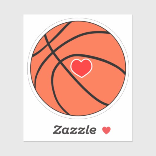 Love basketball sticker (Vel)