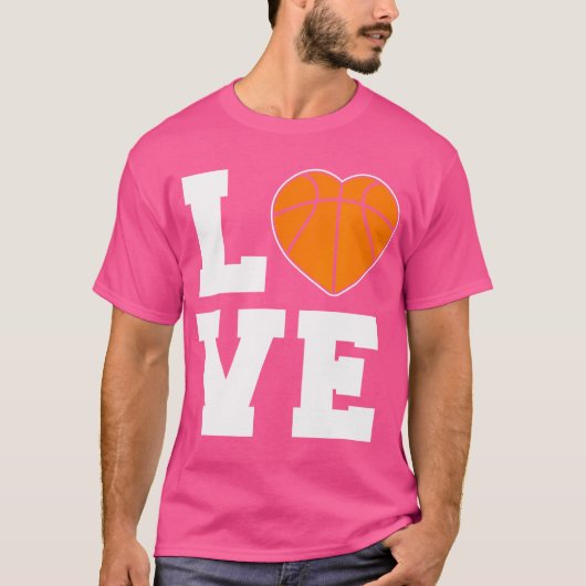 Love Basketball T-shirt (Voorkant)