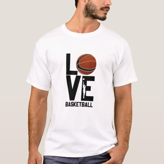 Love Basketball T-shirt (Voorkant)