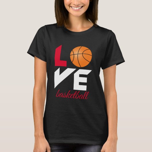 Love basketball t-shirt (Voorkant)