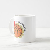 Love Basketball T-Shirt Koffiemok (Voorkant links)