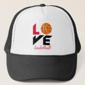 Love basketball trucker pet (Voorkant)