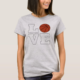 LOVE Basketball Women's Basketball Player T-shirt