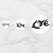 Love Bats & Love Doves Confetti (Achterkanten)