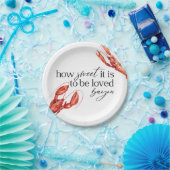 Love Bayou Crawfish Papieren Bordje (Feest)