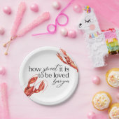 Love Bayou Crawfish Papieren Bordje (Feest)