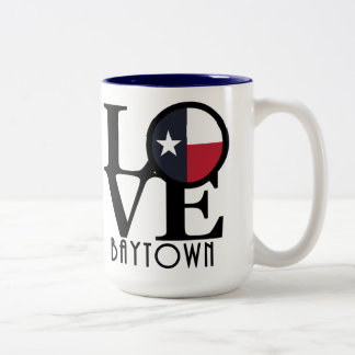LOVE Baytown 15oz Tweekleurige Koffiemok
