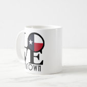 LOVE Baytown Texas 11oz Koffiemok (Voorkant links)