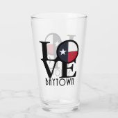 LOVE Baytown Texas Glas (Achterkant)