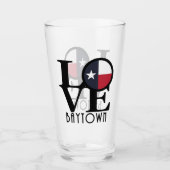 LOVE Baytown Texas Glas (Voorkant)