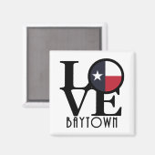 LOVE Baytown Texas Magneet (Voorkant / Achterkant)