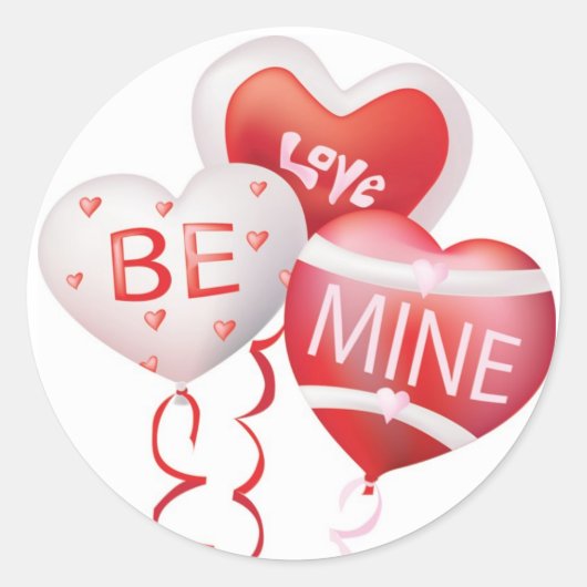 Love Be Mine - Valentijn Sticker (Voorkant)