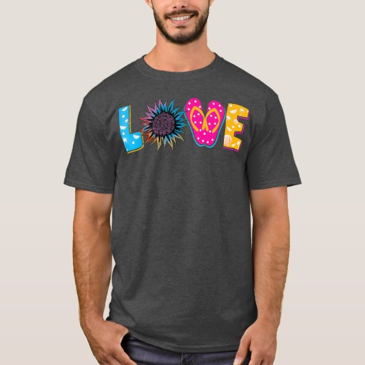 Love Beach T-shirt (Voorkant)