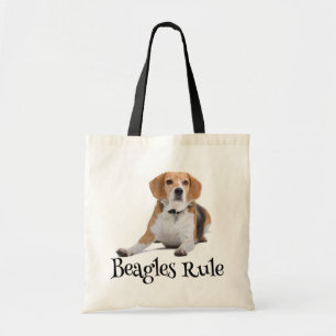 Love Beagle Puppy Dog Canvas Totebag Tote Bag
