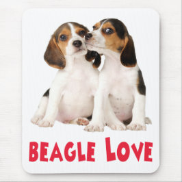 Love Beagle Puppy Dog Muismat