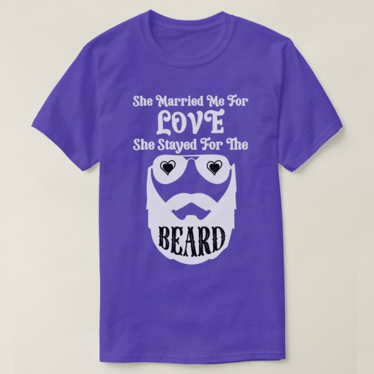 Love Beard 1 T-shirt (Design voorkant)