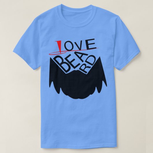 Love Beard T-shirt (Design voorkant)