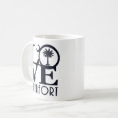 LOVE Beaufort SC 11oz Koffiemok (Voorkant links)
