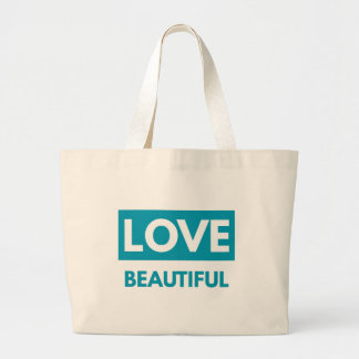 Love beautiful grote tote bag