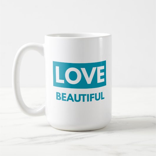 Love beautiful koffiemok (Links)