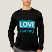 Love beautiful Tri-Blend shirt (Voorkant volledig)
