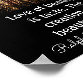 Love Beauty - Emerson Quote - Art Print (Hoek)