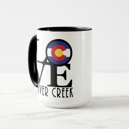 LOVE Beaver Creek 15 oz Mok (Voorkant links)