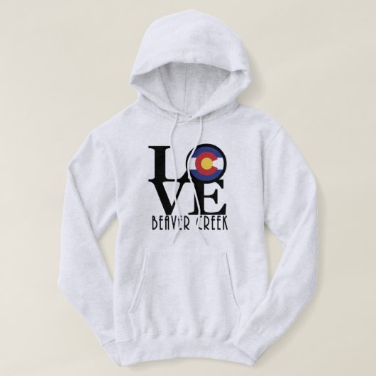 LOVE Beaver Creek Colorado Hoodie (Design voorkant)