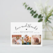 Love&Bedankt Arch Photo Birth Announcement Briefka Briefkaart (Staand voorkant)