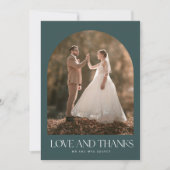 Love Bedankt Arch Photo Boho Wedding Bedankt (Voorkant)