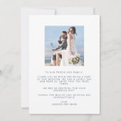 Love Bedankt Arch Photo Weddenschap Bedankt (Achterkant)