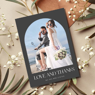 Love Bedankt Arch Photo Weddenschap Bedankt